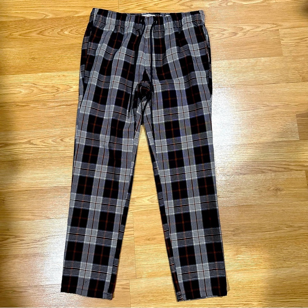 PacSun Brown Plaid Menswear Pants - S